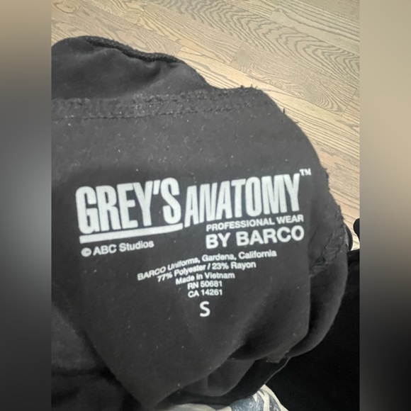 Grey's Anatomy Black scrub Wear Pants - Picture 2 of 3